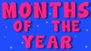 Months of the Year  Kindergarten Nursery Rhymes For Children  Videos For Toddlers by Kids Tv [upl. by Foy841]