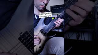 YOU HAVE BEEN LIED TO 4 Alternate Picking Myths shorts guitar guitarist guitarlesson [upl. by Weathers]