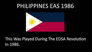 Philippine EAS Alarm 1986 [upl. by Wilber]