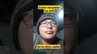 Como Recuperar los 30 de la Chivo Wallet si non te aparece cuando te registraste [upl. by Coumas772]