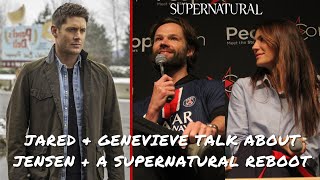 Jared amp Genevieve Padalecki talk about Jensen Ackles a Supernatural reboot amp Ruby and Dean [upl. by Anirdna]