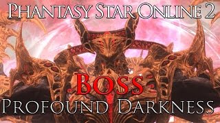 Phantasy Star Online 2  Boss Dark Falz Double amp Profound Darkness XH [upl. by Rehtaef118]