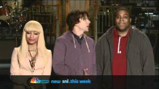 SNL Promo Jesse Eisenberg and Nicki Minaj Saturday Night Live [upl. by Ahsiryt]