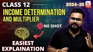 INCOME DETERMINATION AND MULTIPLIER class 12 ONE SHOT  GAURAV JAIN [upl. by Martell]