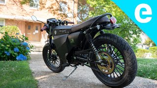 Electric Cafe Racer review A stylish 60 MPH motorcycle [upl. by Clarita365]