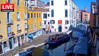 🔴 Venice Italy Live Webcam  Dorsoduro in Live Streaming from Hotel American Dinesen  Full HD [upl. by Frank124]