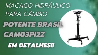 Unboxing e impressões do Macaco Hidráulico para Câmbio Potente Brasil CAM03PI2Z [upl. by Denyse]