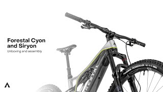 Forestal Cyon and Siryon unboxing and assembly  Forestal Bikes support [upl. by Rolfston]