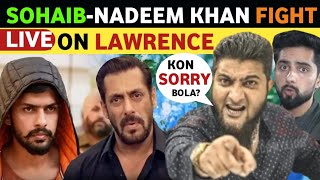 LAWRENCE BISHNOI VS SALMAN KHAN NADEEM KHAN LIVE WITH SOHAIB CHAUDHRY ON LAWRENCE BISHNOI LASTEST [upl. by Sirc]