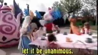 Disneyland Paris Sing Along Songs The Unbirthday Song [upl. by Fredella]