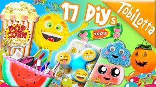 100 min DIY IDEEN  Handyhülle diy Kwaii Emoji Pinata Basteln Kinder Bastelideen diy halloween [upl. by Welby28]