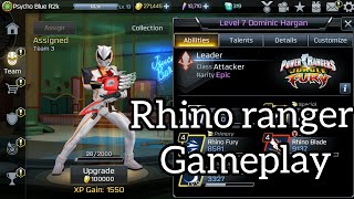 Power Rangers legacy Wars rhino Ranger gameplay [upl. by Adabel]