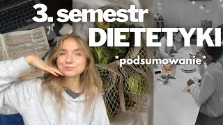 3 SEMESTR DIETETYKI 🥑  podsumowanie  jak wygląda sesja  czy jest ciężko  przedmioty [upl. by Uehttam]