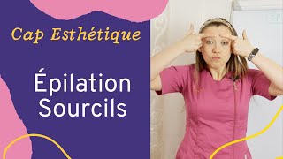 CAP Esthétique 2021  Protocole complet épilation des sourcils [upl. by Enitselec959]