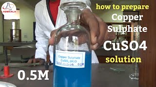 how to prepare cuso4 copper sulphate solution lab reagent [upl. by Carr]