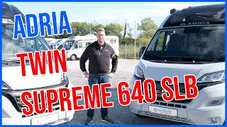 Adria Twin Supreme 640SLB Modell 2022 DER Kastenwagen mit Sky Roof [upl. by Nylirad]