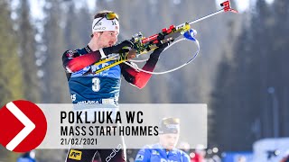 MASS START HOMMES  POKLJUKA WC 2021 [upl. by Glass]