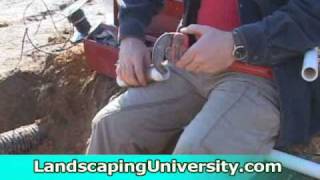 Installing a Back Flow Preventer for an Irrigation System [upl. by Halak]