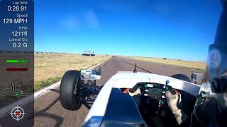 High Plains Raceway F1000 Hot Lap 1438 [upl. by Aicitan]