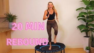 20 Min Rebounding Cardio Workout [upl. by Annyahs343]