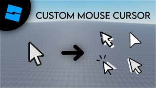 How to change the MOUSE CURSOR  ROBLOX STUDIO 2024 [upl. by Eyot]