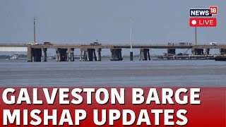 Galveston LIVE  Galveston Bridge  Galveston Texas  Ship Hits Bridge in Galveston Texas  N18L [upl. by Eniahpets717]