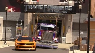 Grand Opening of Transformers The Ride 3D at Universal Studios Hollywood [upl. by Yensehc]