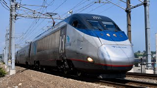 Amtrak Acela Express Fast Train 2023 [upl. by Esinahs]