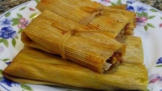 Chicken Tamales Red Green Sauce Cheese Tamales Family Recipe How to make tamales [upl. by Heller]