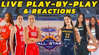 2024 WNBA All Star Game  Live PlayByPlay amp Reactions [upl. by Shaver]