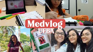 MEDVLOG  uma semana comigo no 2° semestre de Medicina na UFBA [upl. by Solrak]