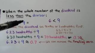 5th Grade Math 53 Estimate Decimal Quotients [upl. by Kcirderf186]