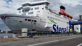 EU №4 Паромы Швеции  Stena Line Швеция  Дания [upl. by Tripp]