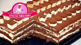 Pandispanyalı Tiramisu Tarifi  Tiramisu mit Bisquitboden [upl. by Tavey]