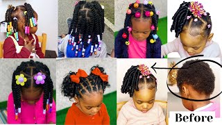 Wow6 Best and Cutest Hair Styles I have Ever Made Hairstyles for kids with short hair [upl. by Maril901]