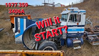 1977 Peterbilt 359 sitting for 20 years will it start [upl. by Rem861]