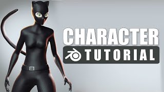 Blender Character Modeling Tutorial  For Beginners  Part 1 [upl. by Warthman698]