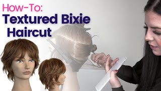 Textured Bixie Haircut with Ellen Devine [upl. by Agrippina]