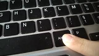 Comment faire un arobase sur clavier AZERTY [upl. by Roon]