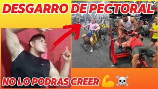 ANALIZANDO VIDEOS 1💥 ROTURA DE PECTORAL ☠️ NO LO VAS CREER HOMBRE SE DESGARRA EL PECHO😵 [upl. by Hyo]