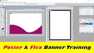 Poster or Flex Banner Making Training Adobe Photoshop 70 [upl. by Elfreda]