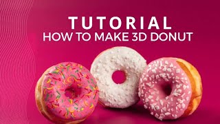 Metasequoia 4 Tutorial For Beginner Level 1  How To Make 3D Donuts phionestudiometasequoia4 [upl. by Ahon900]