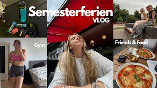 Vlog  Semesterferien  Uni Noten  Gym  Meeting friends [upl. by Messab]