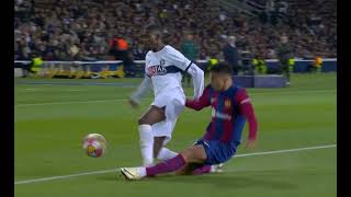 Kylian Mbappé PENALTY GOAL VS Barcelona Vs PSG 13 amp Ronald Araújo RED CARD VS PSG MBAPPE GOAL [upl. by Artapoelc]