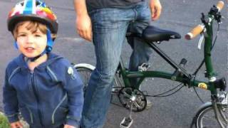 Child Seat for a Brompton Folding Bike [upl. by Kirschner]