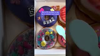 Trying Dr Dough Donuts new Olivia Rodrigo donuts  shorts yahooaustralia [upl. by Angelique13]