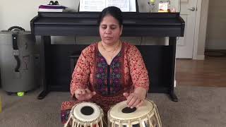 Tabla  Dha tirakita Practice [upl. by Henriha108]