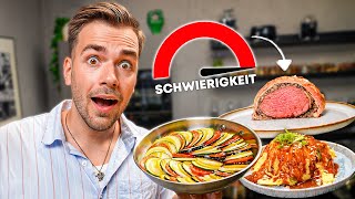 Ein Tag nur die SCHWIERIGSTEN Gerichte kochen 👨🏻‍🍳🥵 [upl. by Enyallij344]