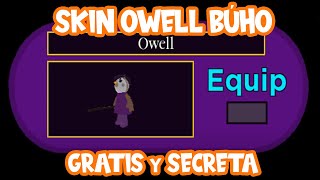 COMO CONSEGUIR la SKIN SECRETA del BÚHO OWELL GRATIS en PIGGY  EVENTO HALLOWEEN en PIGGY [upl. by Schroth]