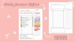 Study Planner Digital 2022 Descargable  Pdf y Power point [upl. by Nocaj279]